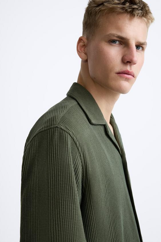 Green Monochrome white europa tricot polo shirt