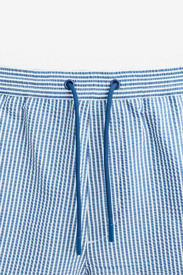 Blue Swim Trunks