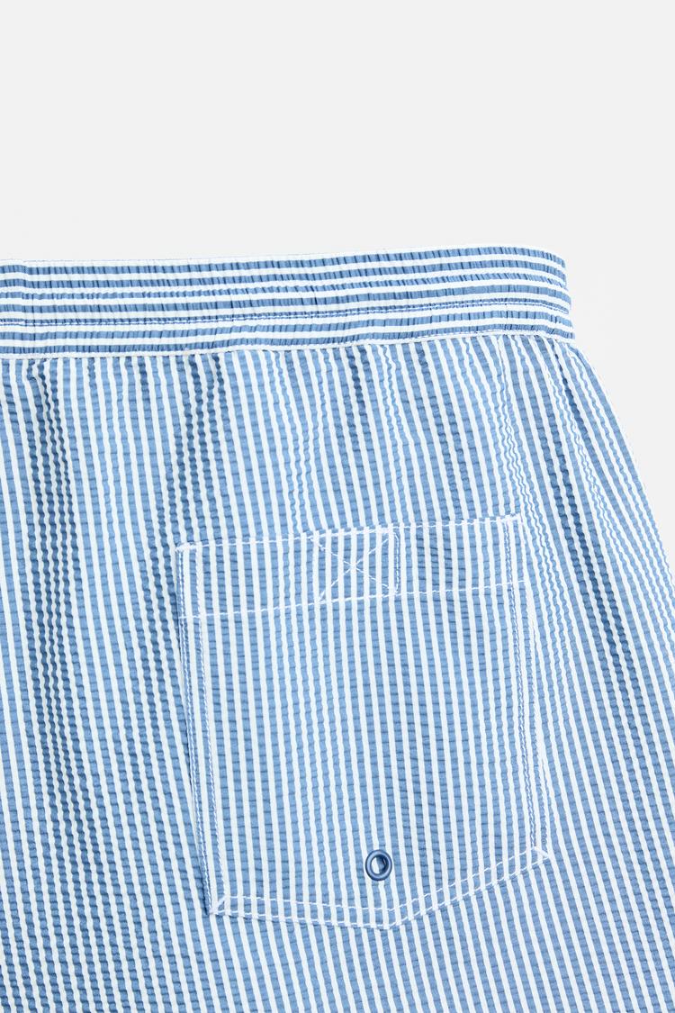 Blue Swim Trunks