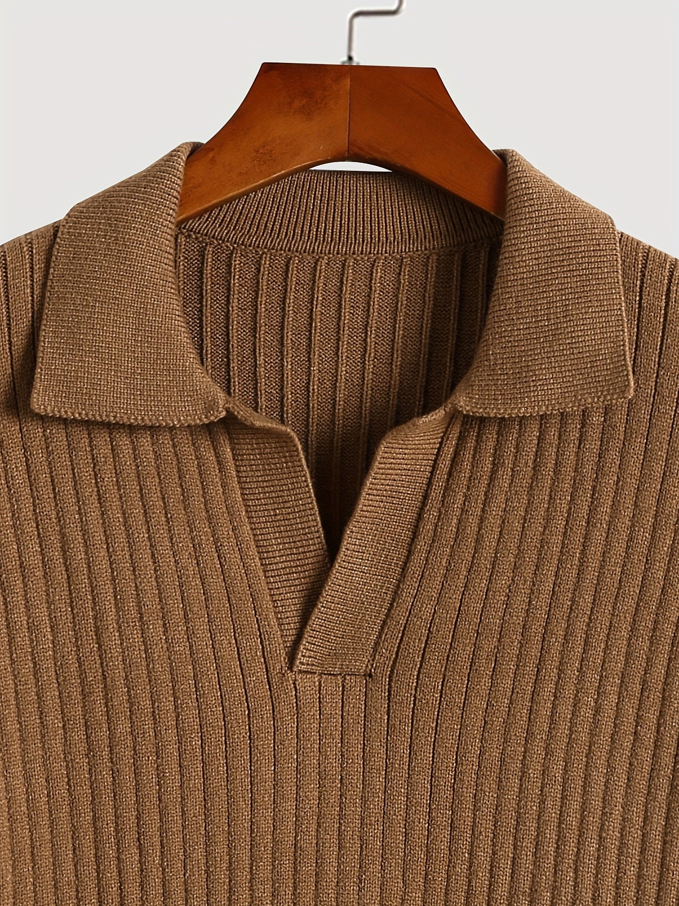 Milano Coffee V-neck Sweatshirt