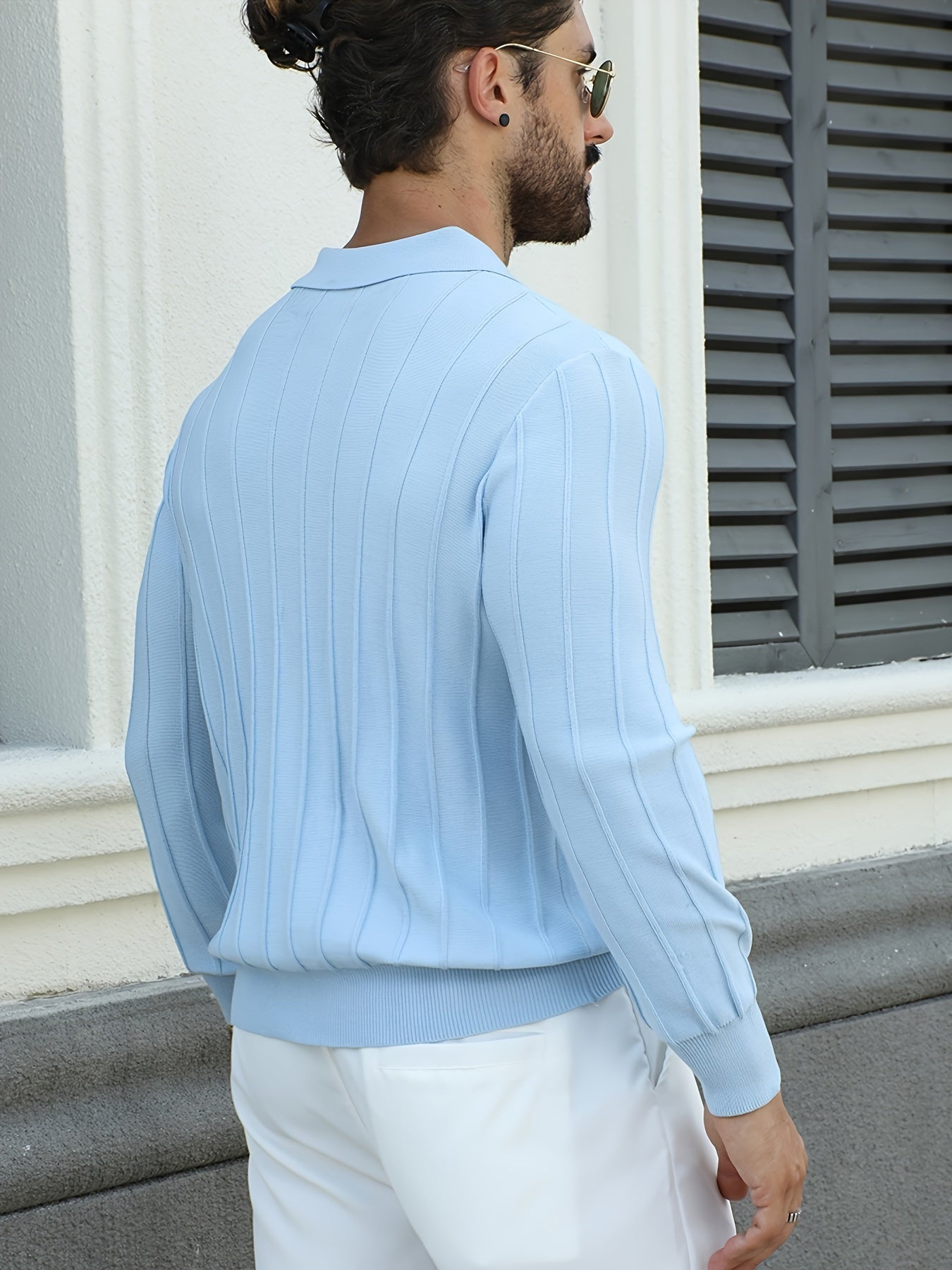 Long sleeve polo shirt Celeste Lisboa