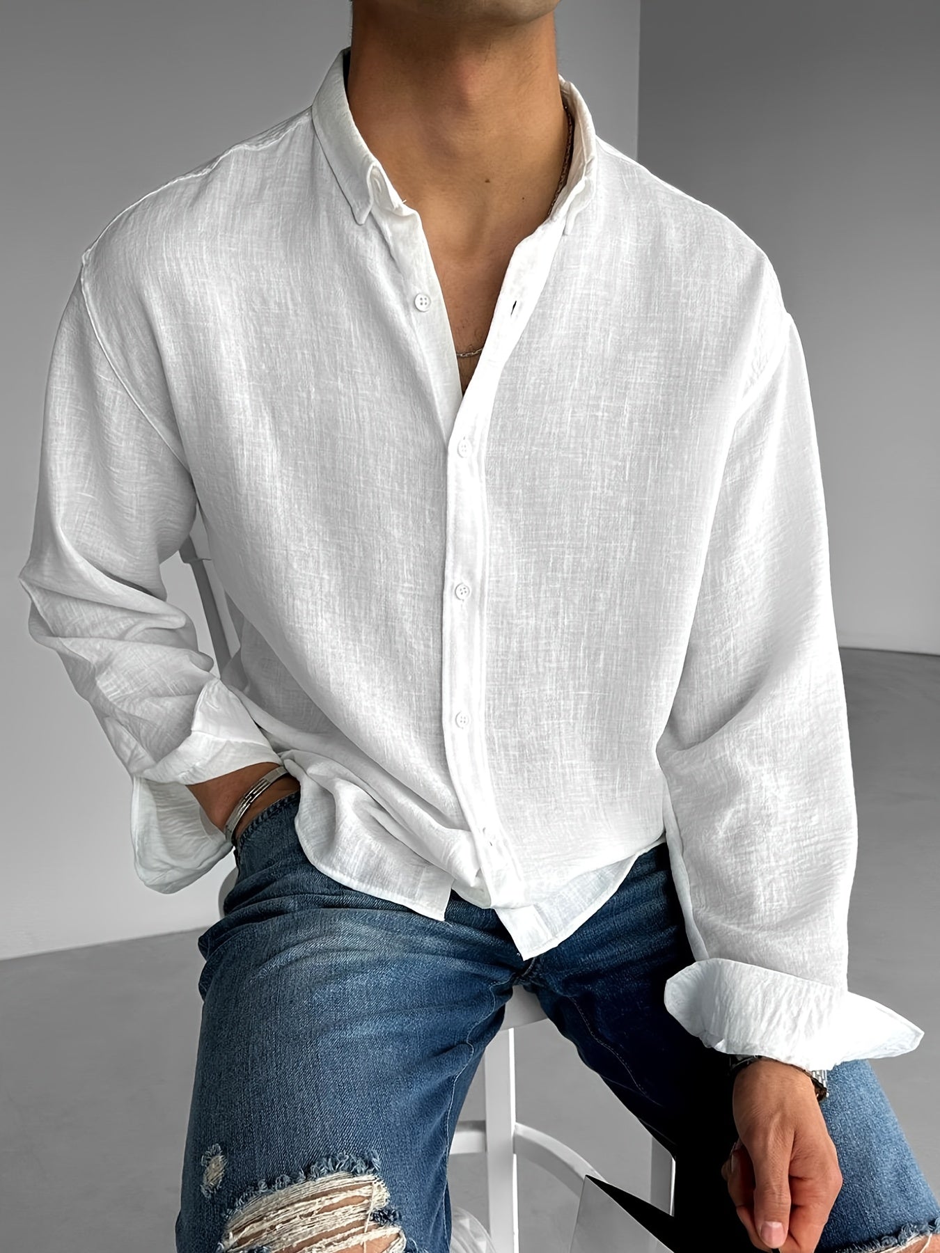 Lightweight Long Sleeve Shirts Modern Summer