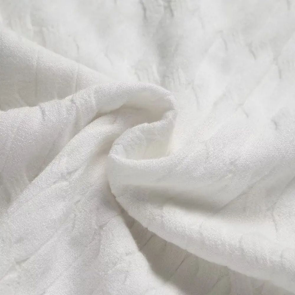 White European Noble Fabric Polo