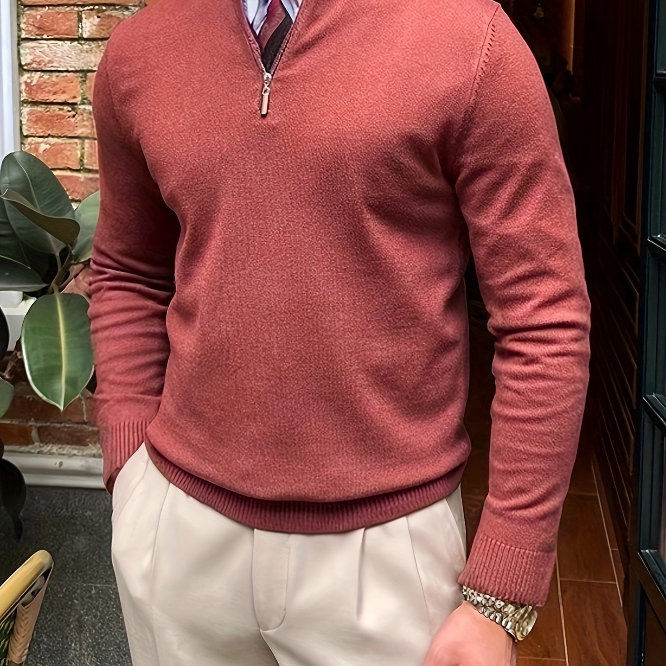 Constantine Zippered Sweater