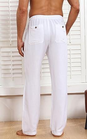 White Timeless Trousers Pants