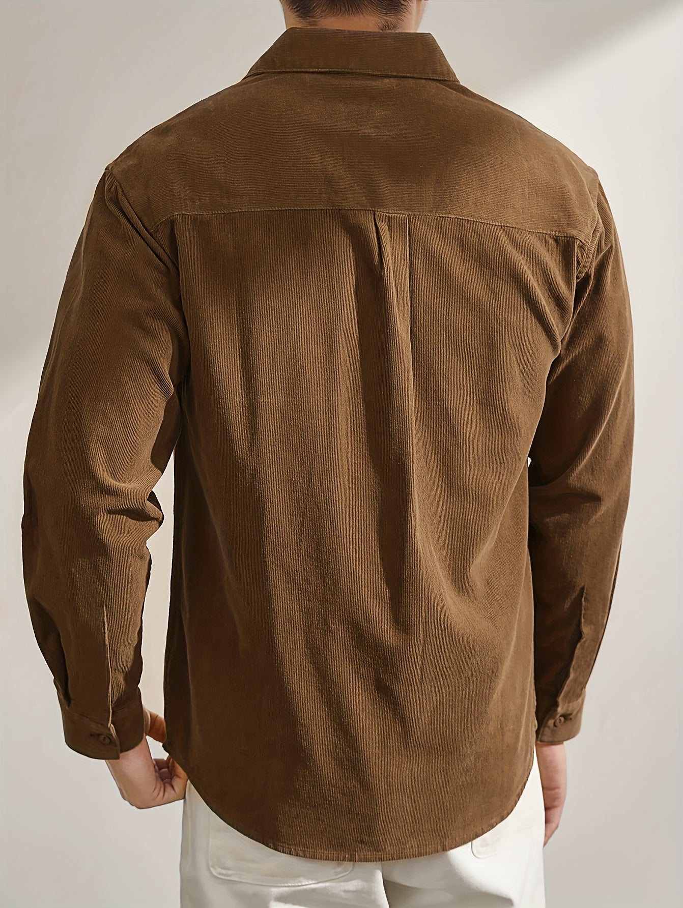 Brown Summer Long Sleeve Shirt