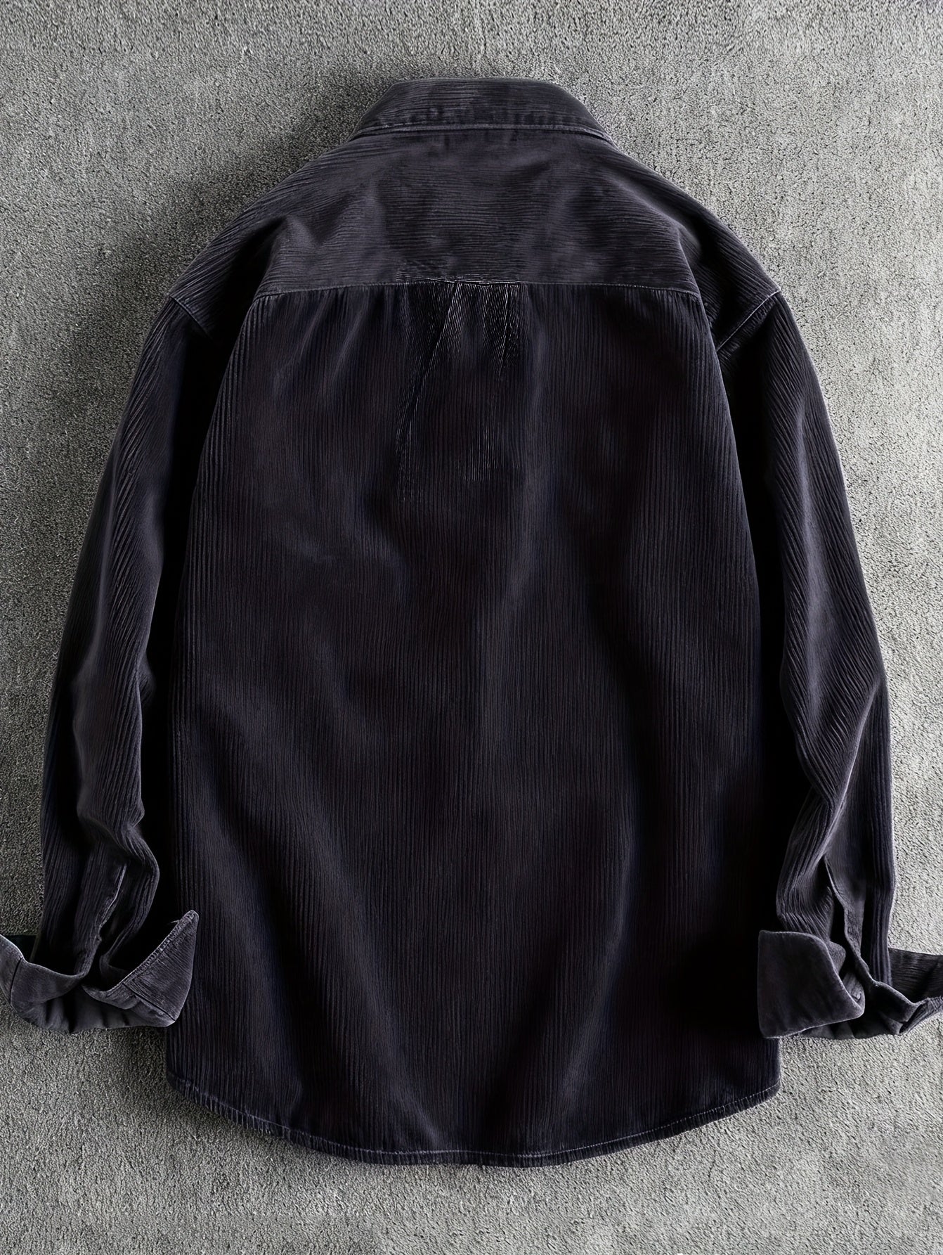 Classic long-sleeved shirt Carbon Black