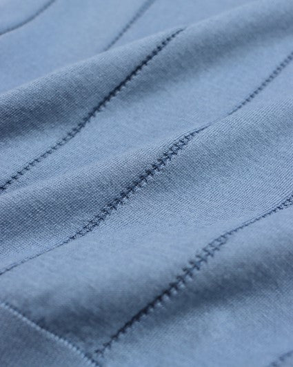 Italian polo shirt with blue buttons