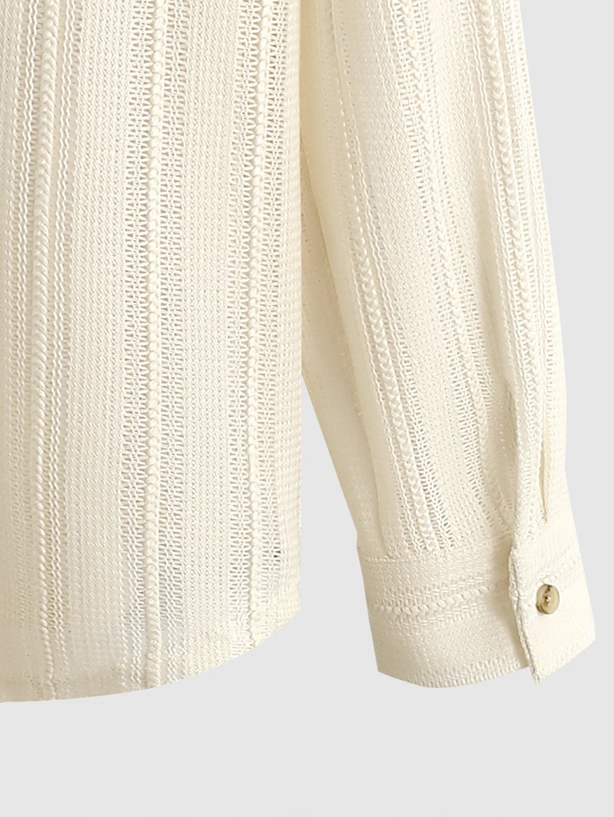 Special Textured Long Sleeve Shirt