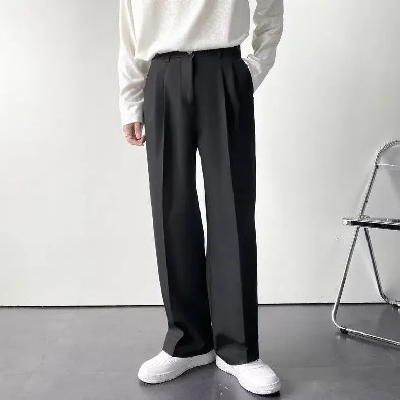 Straight Pleated Pant