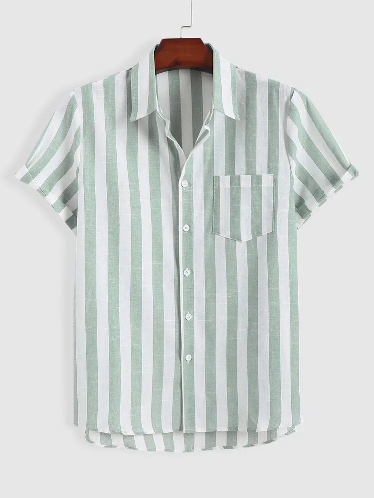 Short Sleeve Resort Collar Shirt