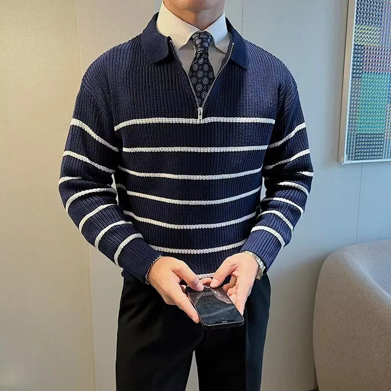 Milano Striped Casual Sweater