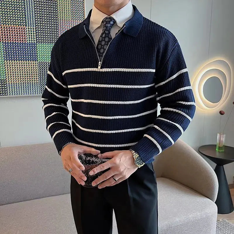 Milano Striped Casual Sweater