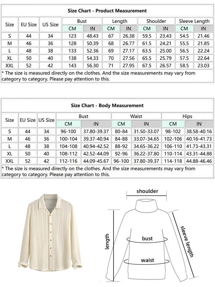 Special Textured Long Sleeve Shirt