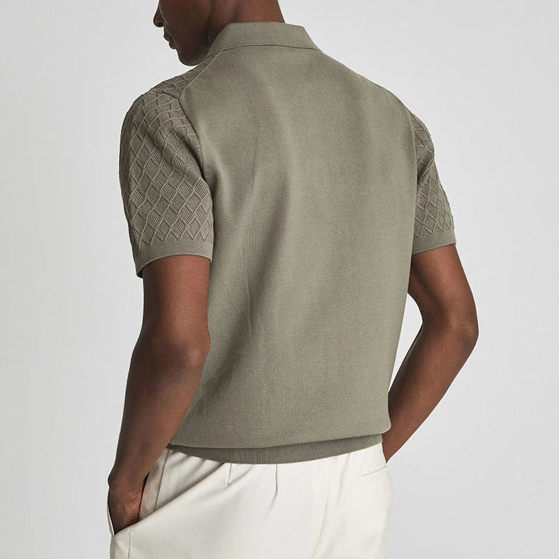 Minimalist Textured Polo
