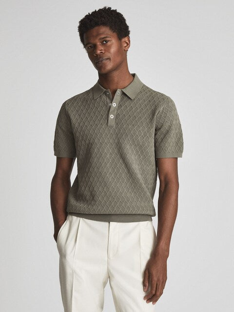 Minimalist Textured Polo