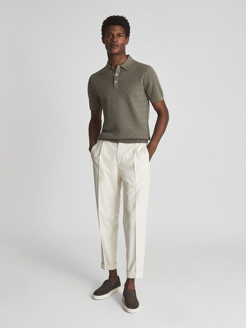 Minimalist Textured Polo