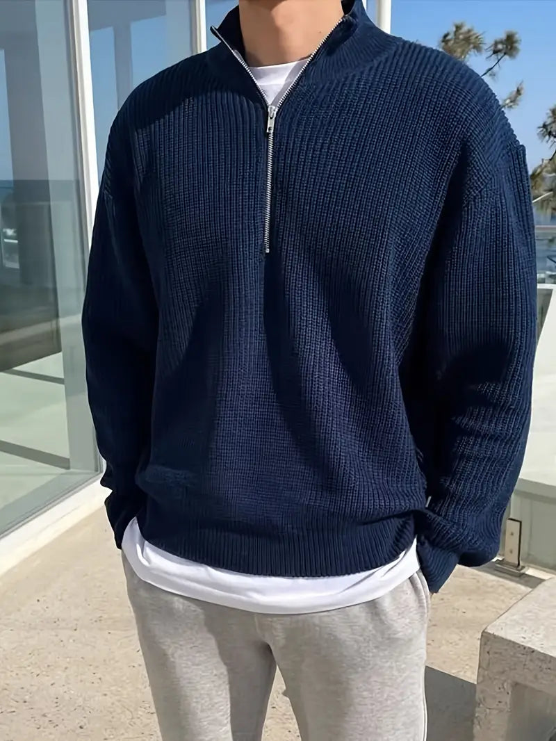 European Blue Sea Sweater