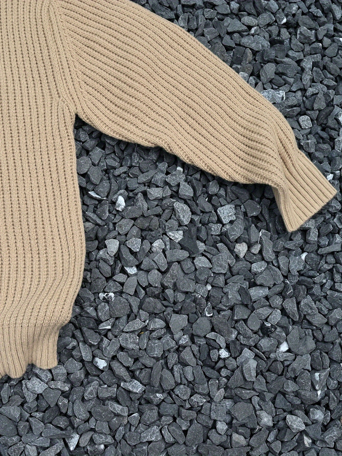 Men's Casual Crew Neck Long Sleeve Chunky Knit Sweater - Soft Polyester, Perfect for Fall/Winter, Plus Size Sweaters