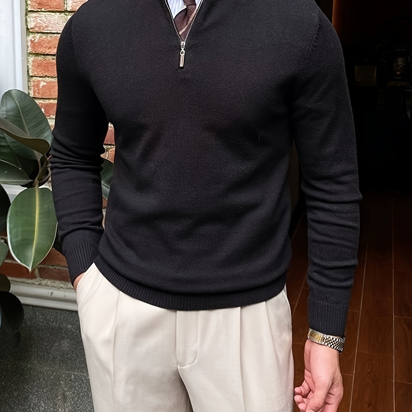 Constantine Zippered Sweater