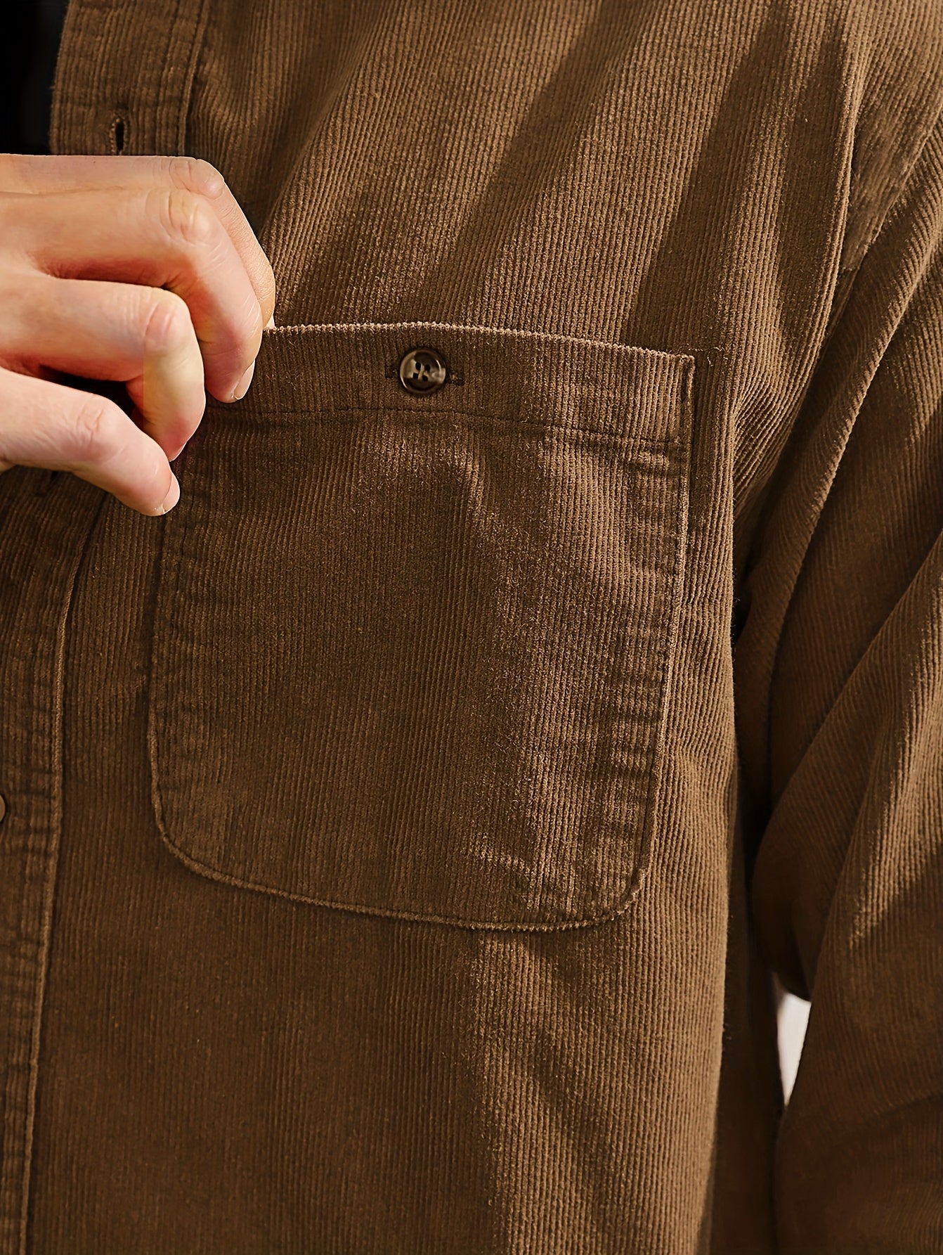 Brown Summer Long Sleeve Shirt