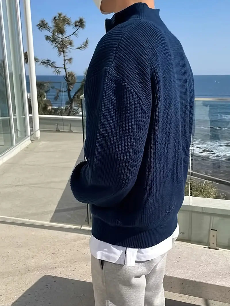 European Blue Sea Sweater