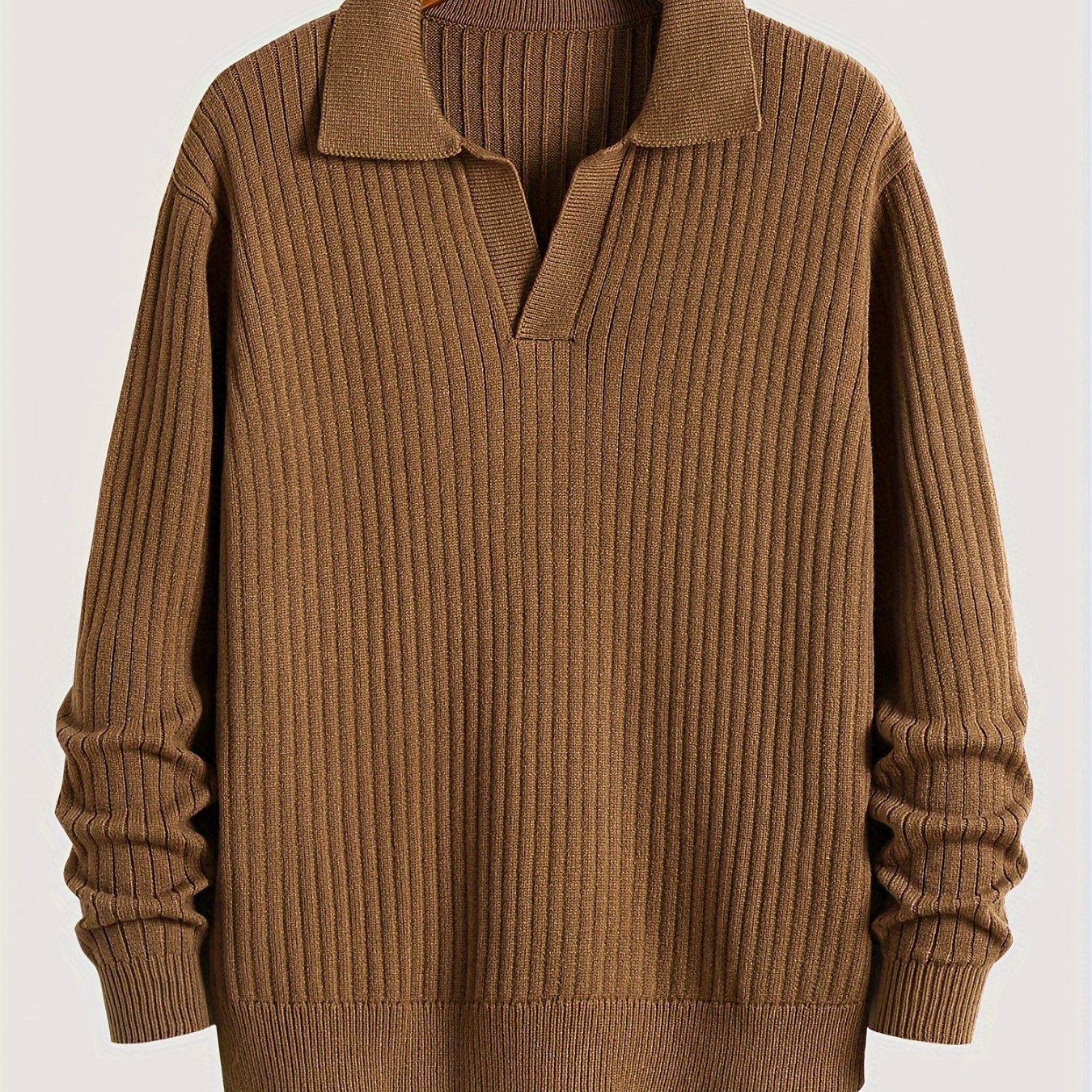 Milano Coffee V-neck Sweatshirt