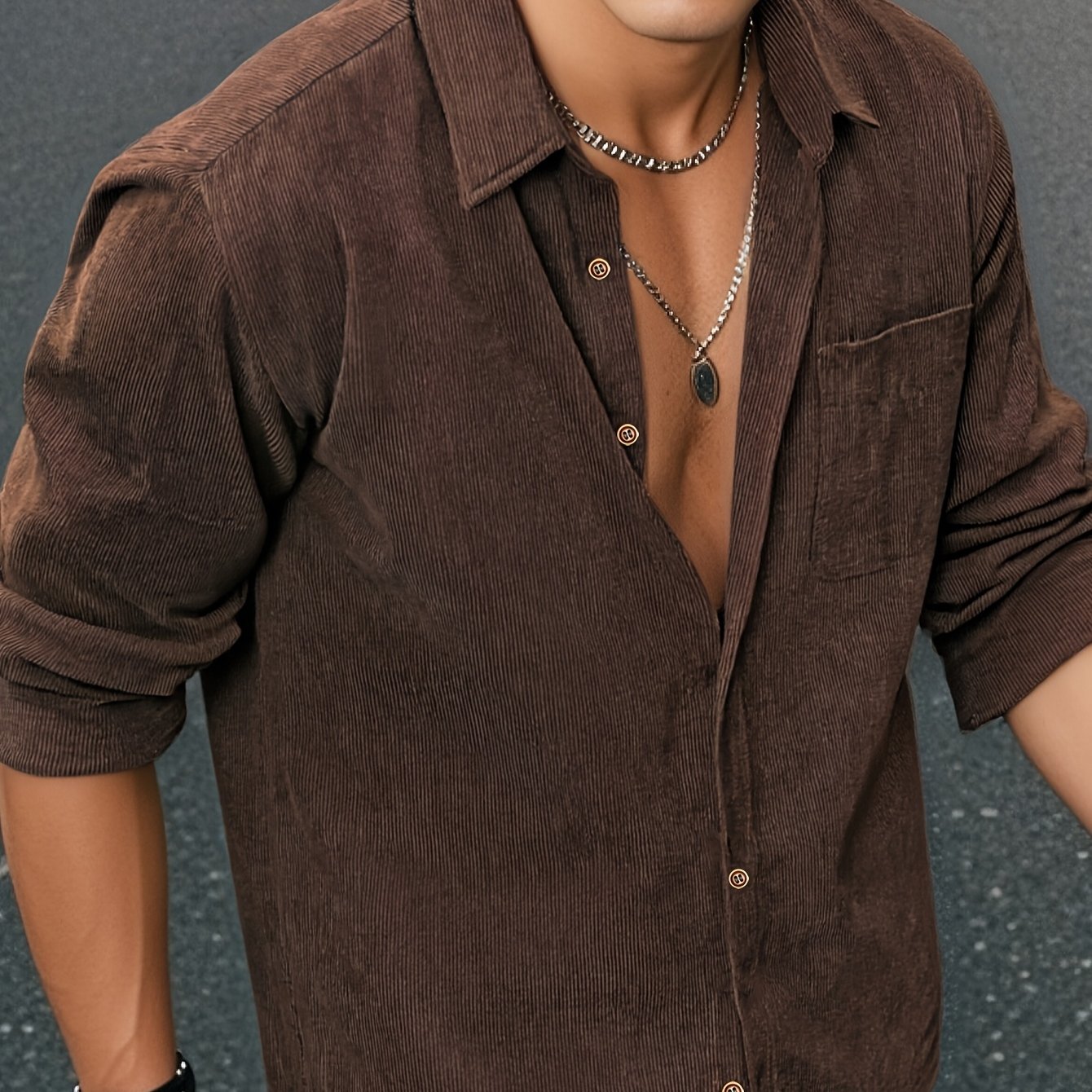 Lightweight Long Sleeve Shirt – Beige Toscana