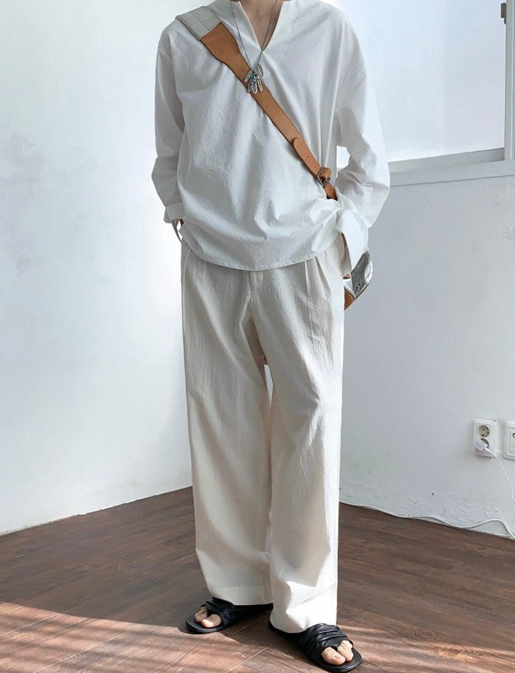 White Wide Leg Pant