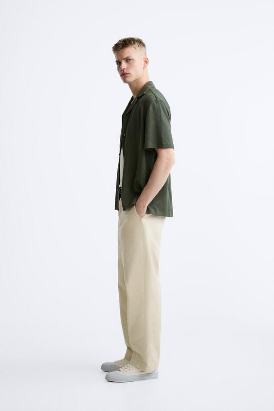 Green Monochrome white europa tricot polo shirt