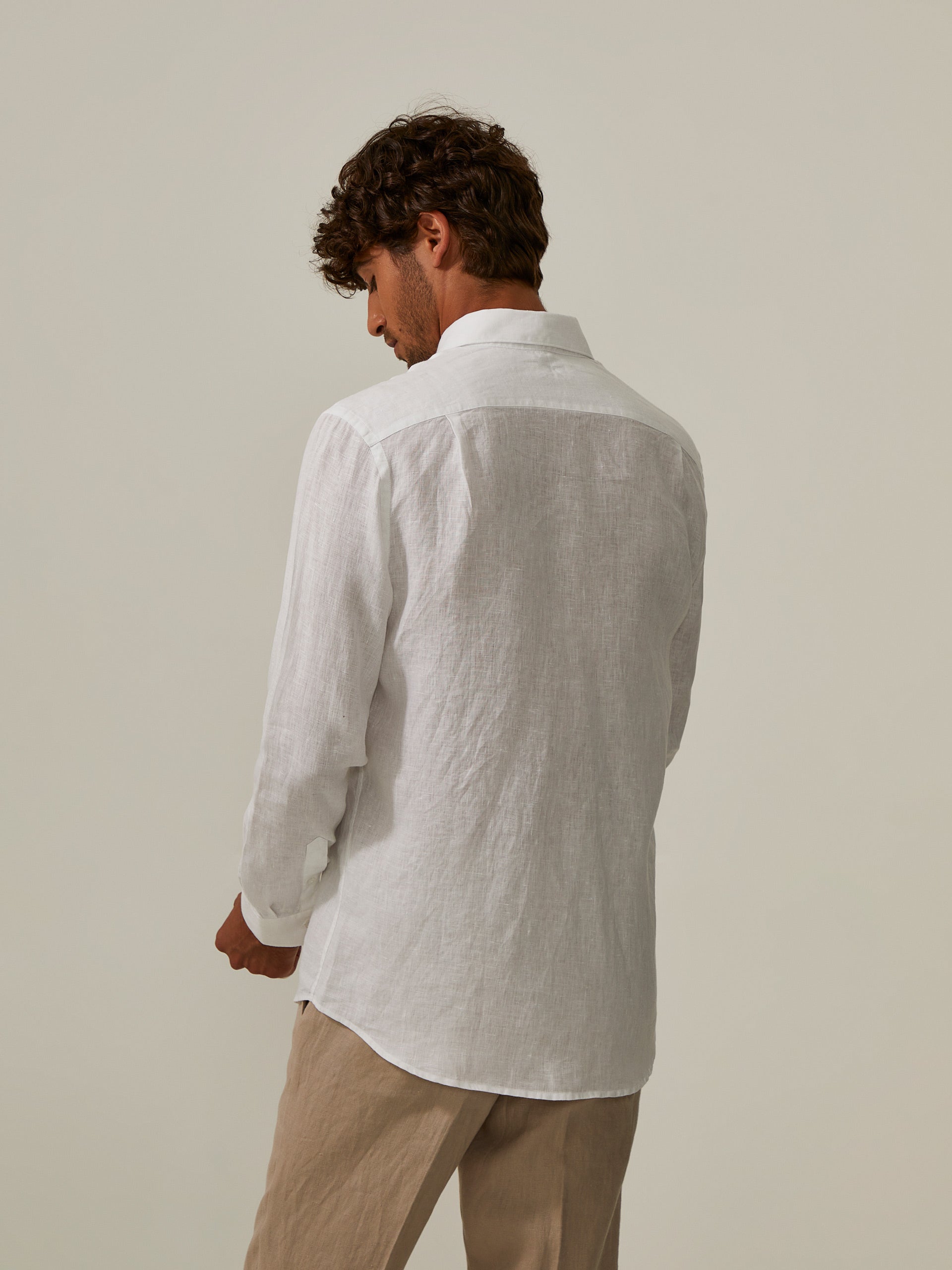 Camisa de linho Noble Visconti