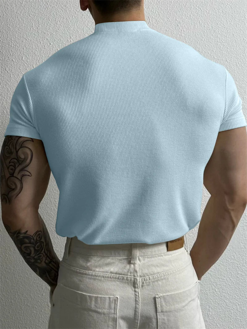 Alpha Men Modern Textured Shirt