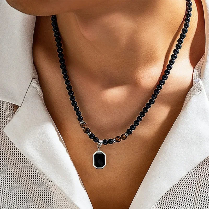 Men's Pearl Necklace