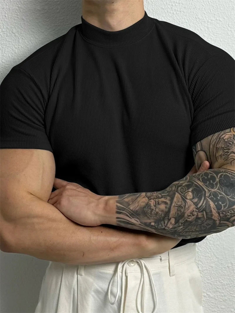 Alpha Men Modern Textured Shirt
