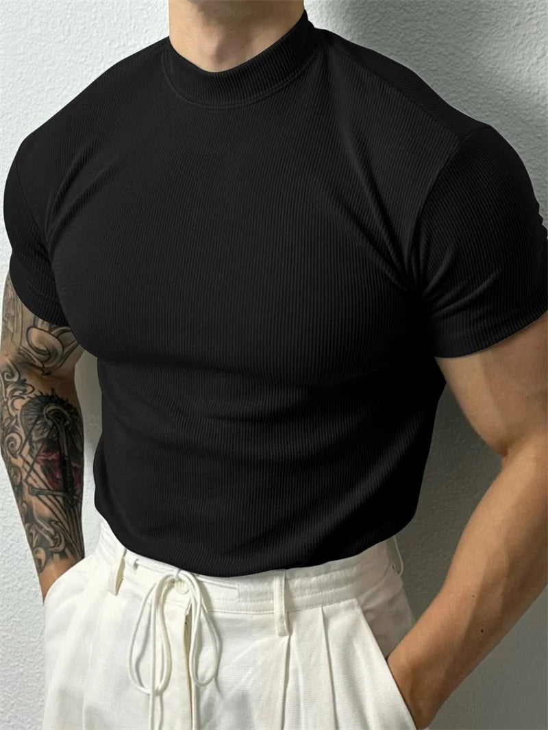 Alpha Men Modern Textured Shirt