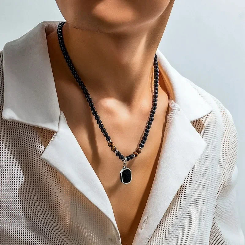 Men's Pearl Necklace