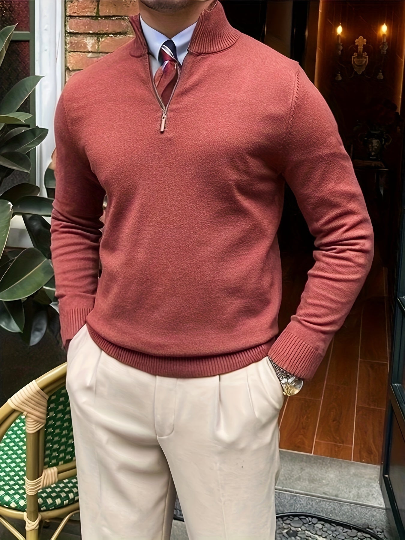 Constantine Zippered Sweater
