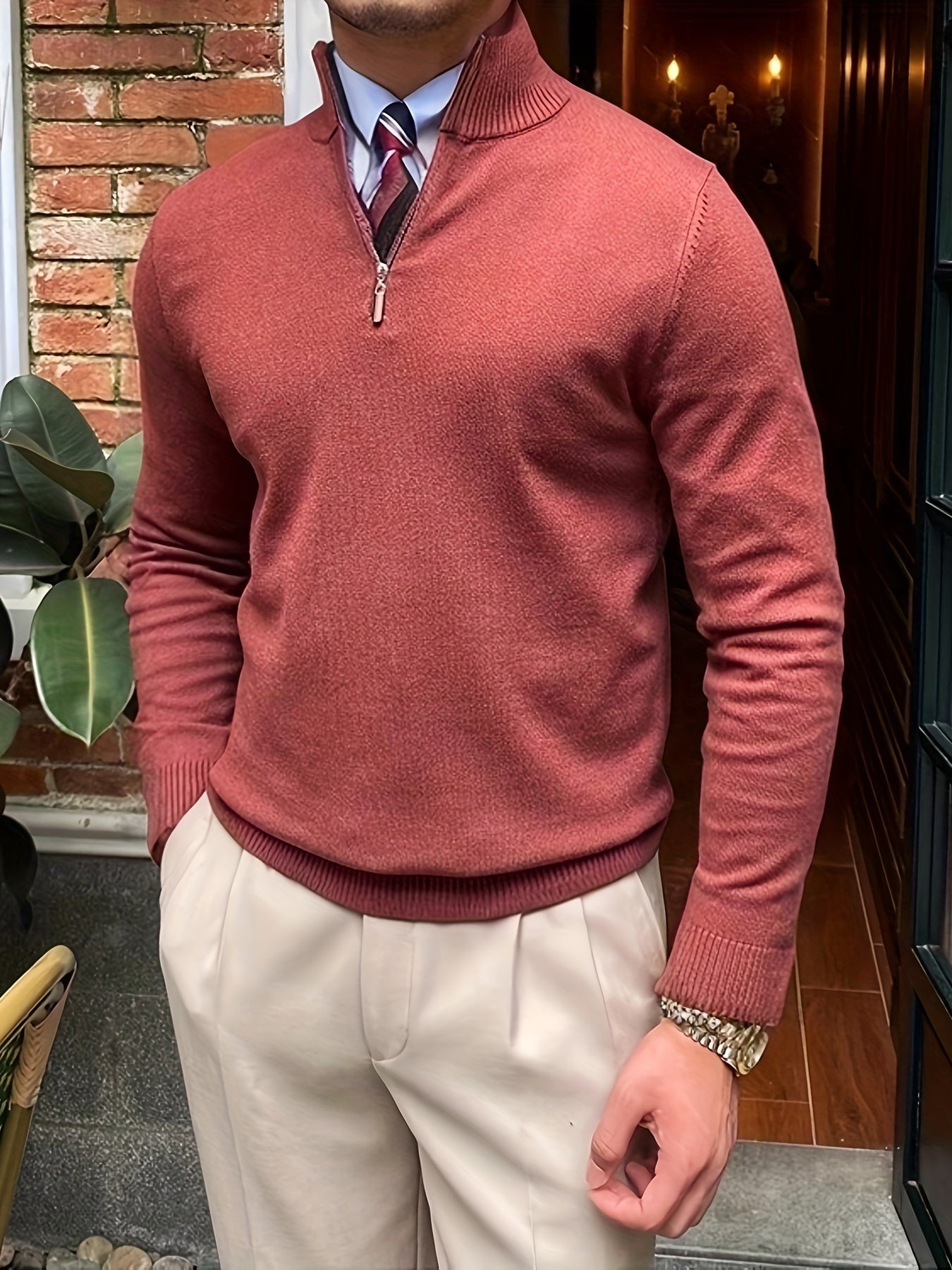 Constantine Zippered Sweater