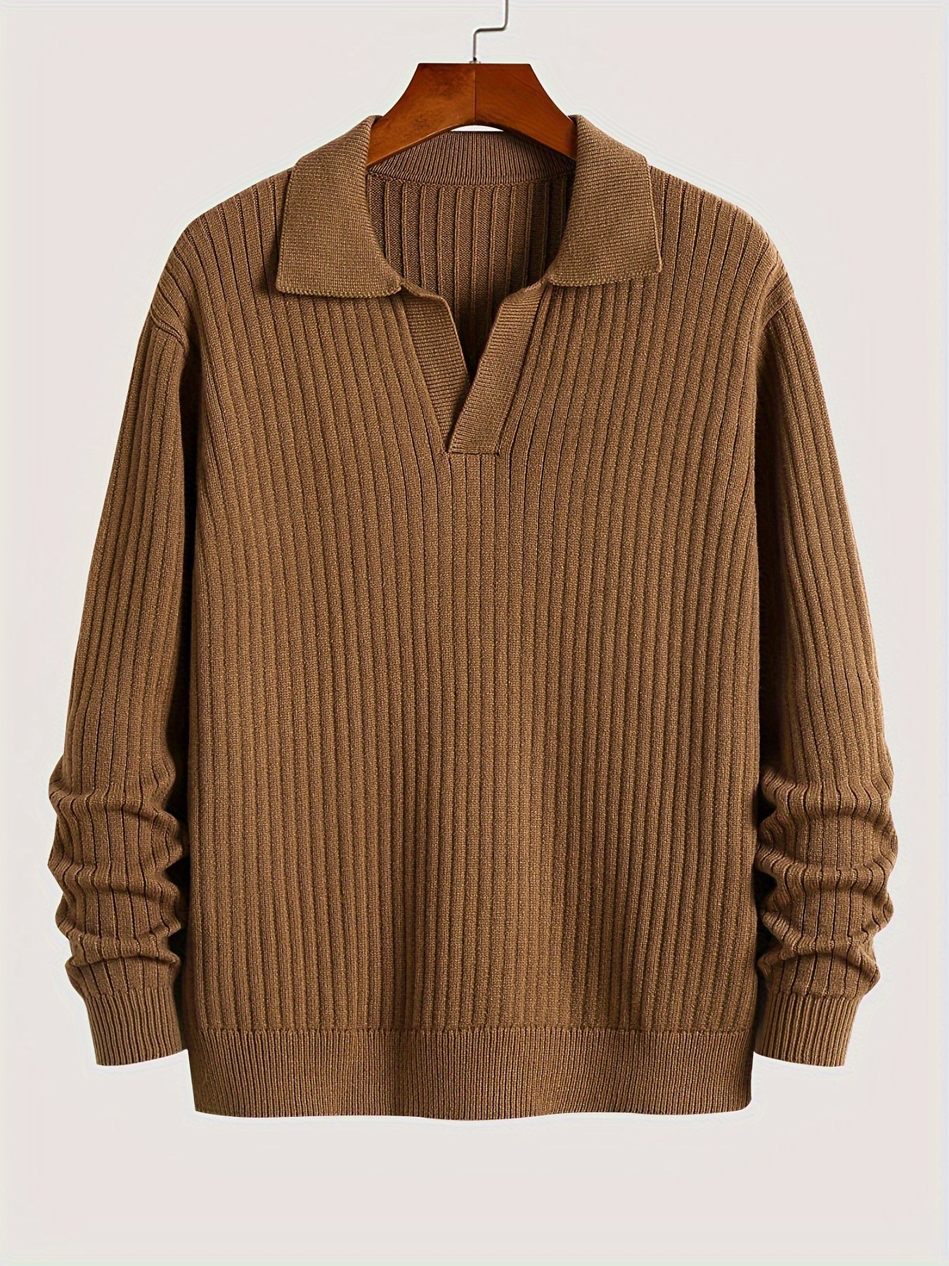 Milano Coffee V-neck Sweatshirt