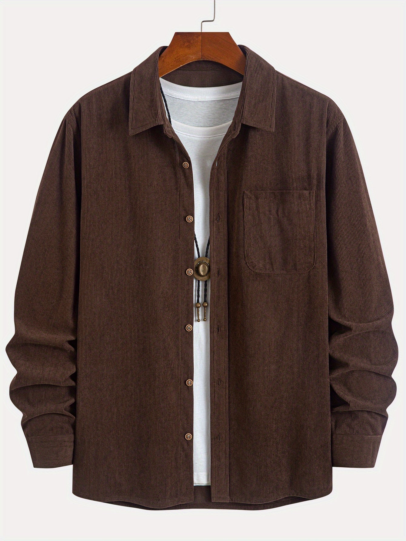 Lightweight Long Sleeve Shirt – Beige Toscana