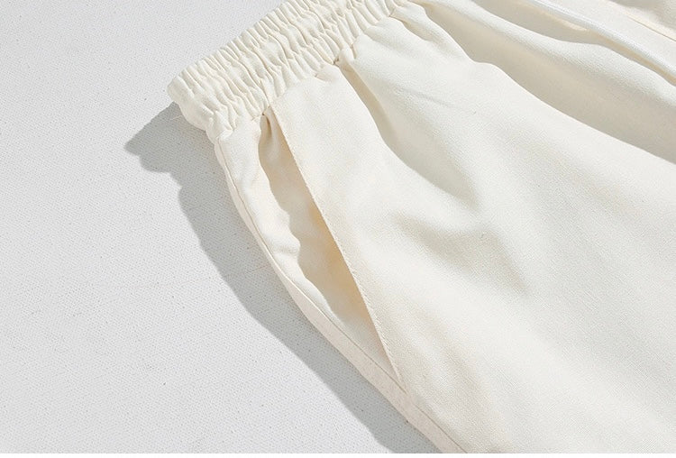 Men's Linen Drawstring Shorts